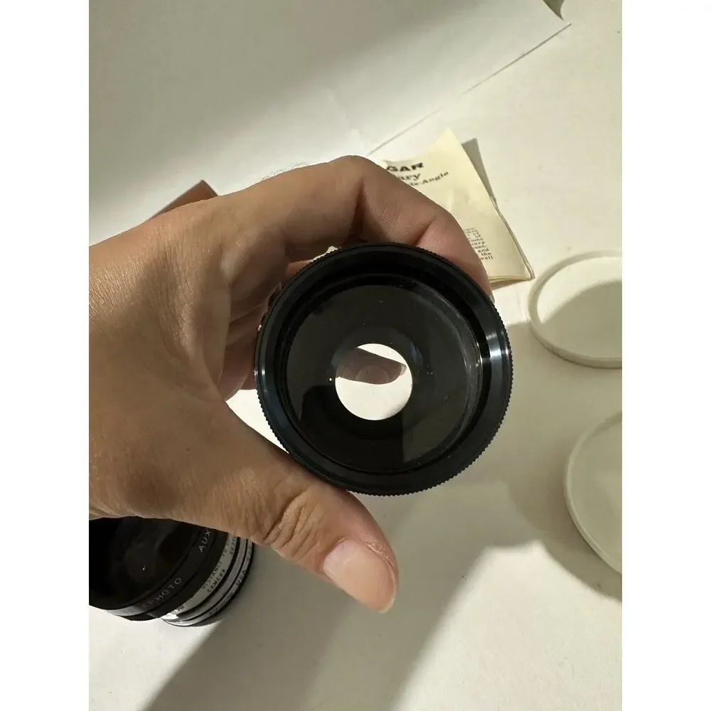 Kaligar Camera Lens Set of 2 Auxiliary Bayonet Wide Angle #7041 &‎ #6641 Japan